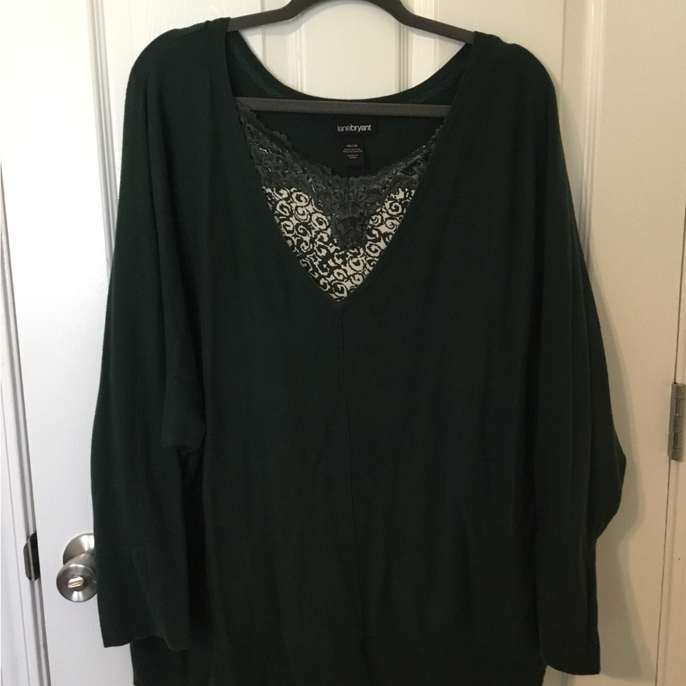 LANE BRYANT SWEATER & CAMI